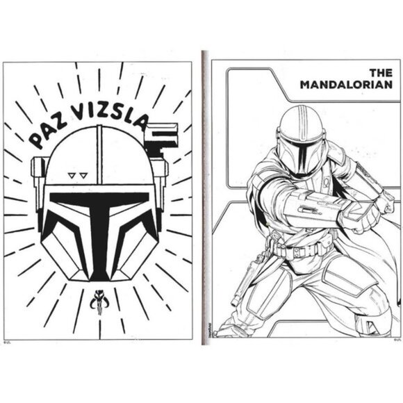 Disney Star Wars Mandalorian - Coloring & Activity Books (Set of 2 Books) - Picture 6 of 8